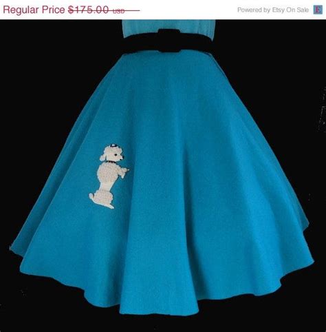 authentic 1950s poodle skirt|1950s Poodle Skirt